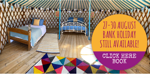 Our yurts and site 