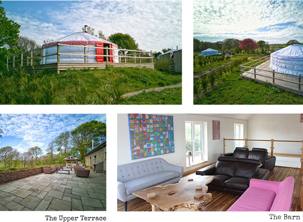 Our yurts and site 